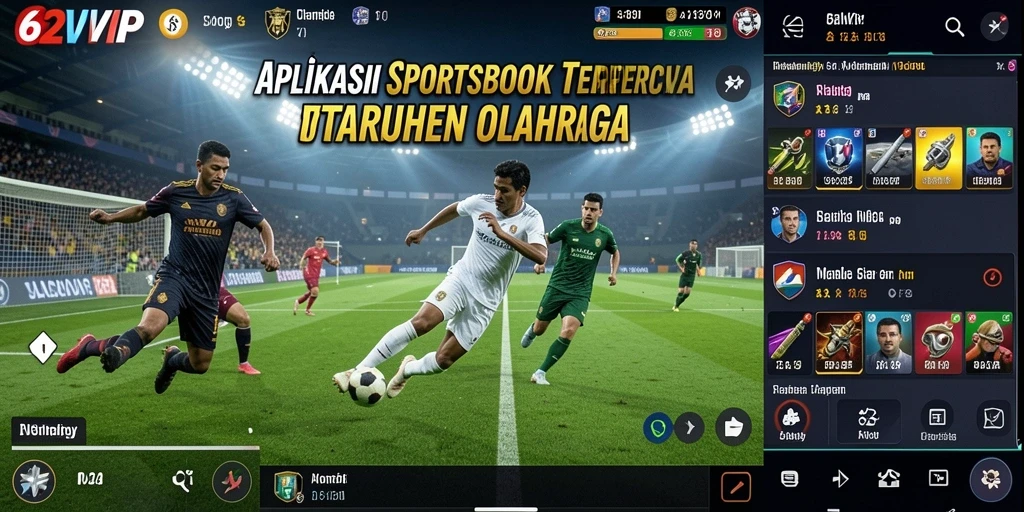 Tampilan mendebarkan dari taruhan olahraga di 62VIP.
