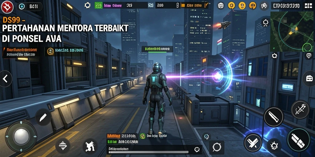 Tangkapan layar gameplay Tower Defense yang menarik dari DS99.