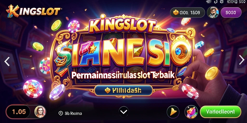 Tampilan gameplay KINGSLOT yang menarik dan interaktif.