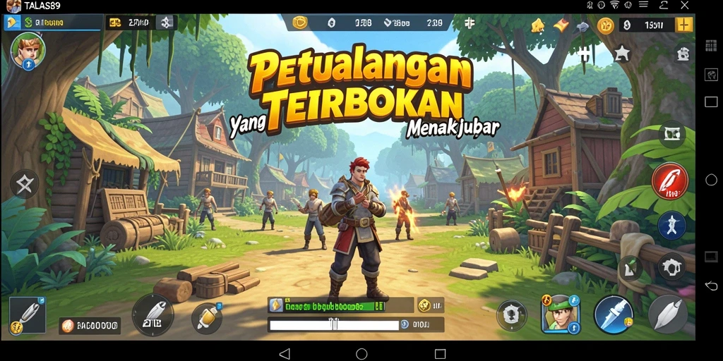 Tampilan gameplay TALAS89 yang menakjubkan di dunia Open World.