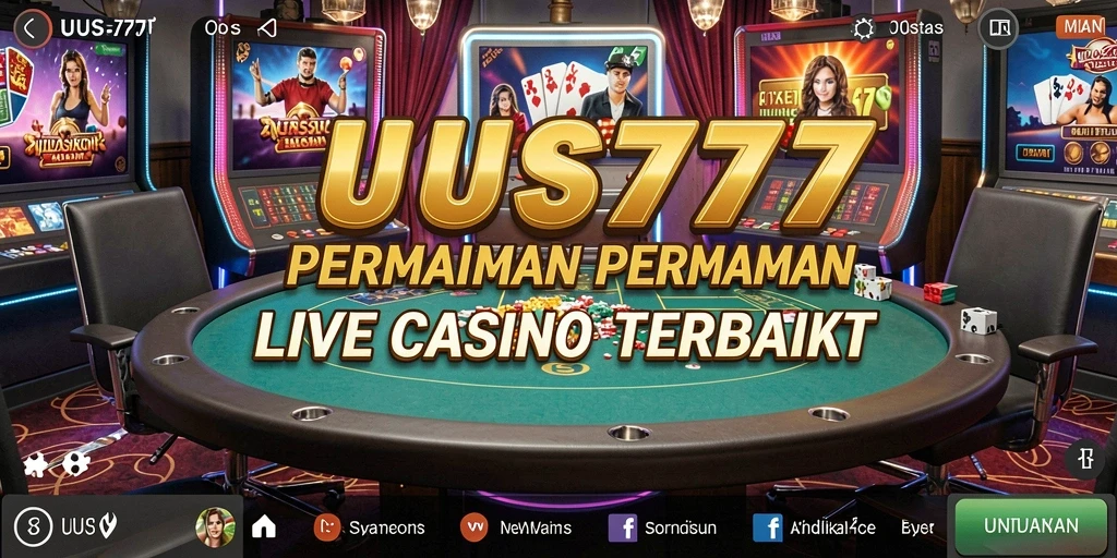 Gameplay Live Casino UUS777 dengan dealer langsung yang profesional.